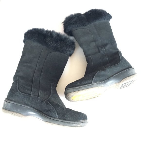 BLONDO Shearling Lined‎ Suede Waterproof Boots - Picture 5 of 6